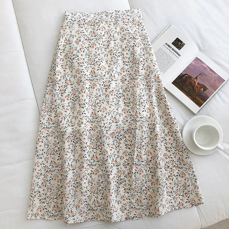 Vintage Floral Skirt